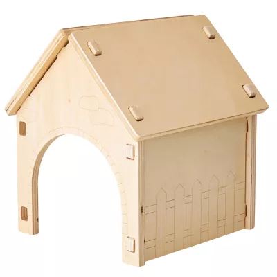 Holzhaus, Kletterhaus, Kinderhaus, Spielhaus, Palisaden-Zaun