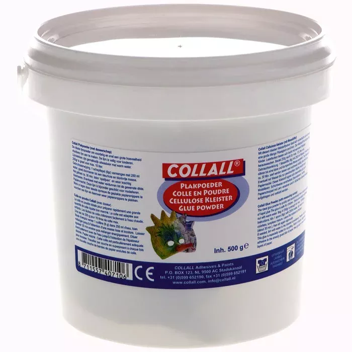 Klebstoffpulver, Celluloseklebstoff, Collall, 500 g, Plastikbehälter