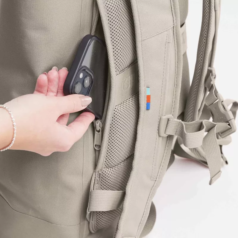 Rucksack, Smartphone-Tasche, Seitentasche, Mesh-Pad, Kargohilfe