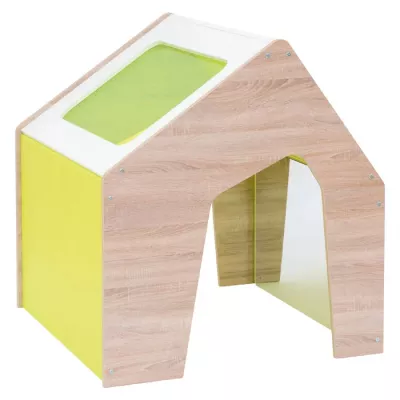 kindergarten desk, kids desk, wooden desk, play furniture, green accents