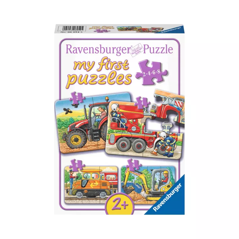 puzzle, puzzle (Jigsaw), Fahrzeuge, Traktor, Baugerät
