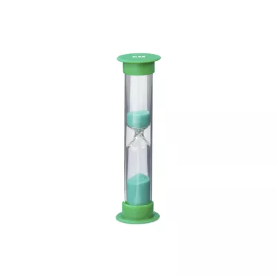 Sanduhr, Stundenglas, Timer, Grün, Klarer Schlauch