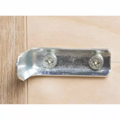 Schuhschuhhalter, Längsführung, Metallhalter, Schraubhalter, Holzboden