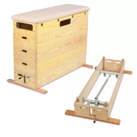 Sprungkasten mit Schwenkrollen-Unterbau, 5-teilig