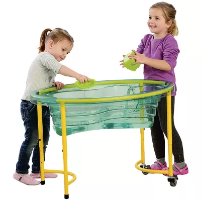 Kinderspielzeug, Wasserspieltisch, Wasserstation, Gelber Rahmen, Spielset