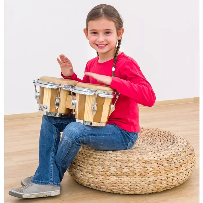 Trommel, Kinderinstrument, Holztrommel, Perkussion, Sitzgelegenheit