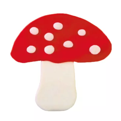 pilz, rote kappe, weiße flecken, pilzfigür, spielzeugdarstellung