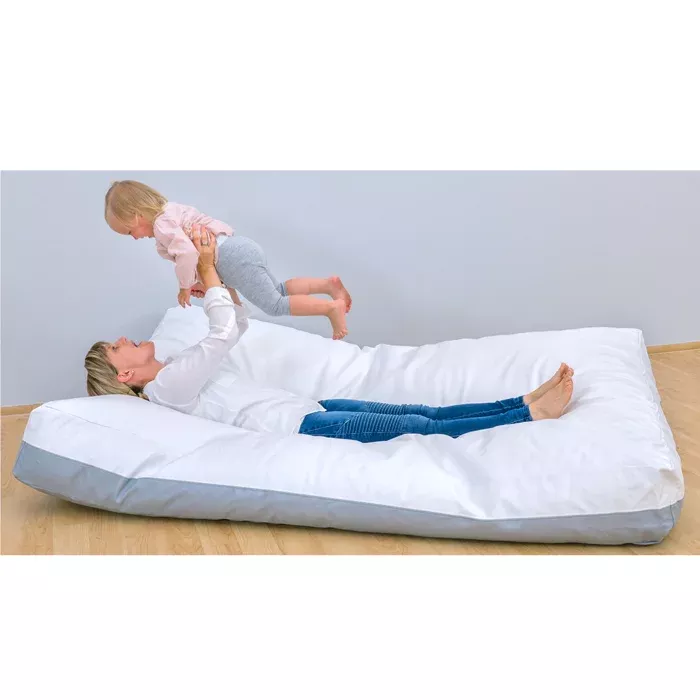Sofakissen, Sitzkissen, Bezug?, helles Grau, Kinderspielzeug?