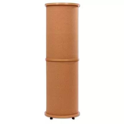 Stoffzylinder, Aufbewahrungszylinder, Korkoptik, roter Ton, mobiler Clip-Separator