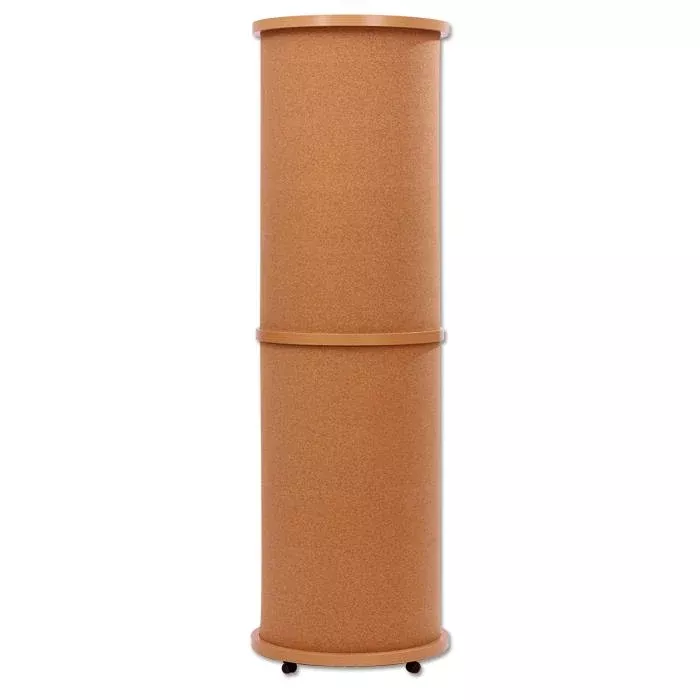 Stoffzylinder, Aufbewahrungszylinder, Korkoptik, roter Ton, mobiler Clip-Separator