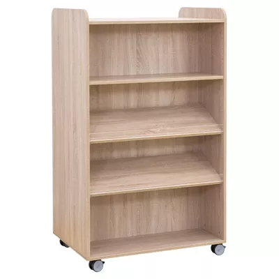 Regal, Laufwerk, Holz, Eiche, rollen