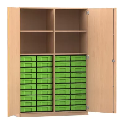 Kabinett, Schrank, Aufbewahrung, Schubladen, Grüne Boxen