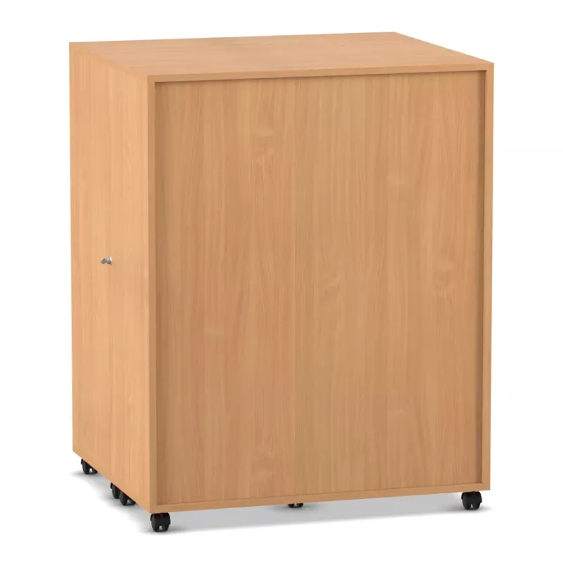 Schrank, Mobelschrank, Holzoberfläche, Rollenunterstützung, Korpus aus Holz