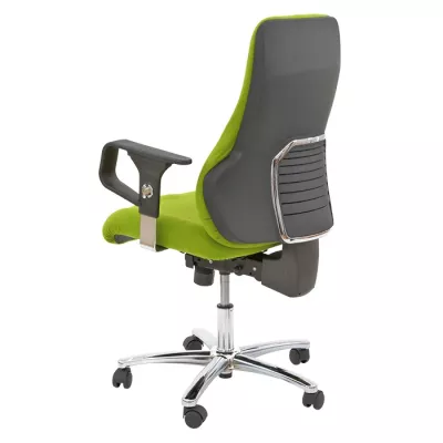 ergonomischer Stuhl, Bürostuhl, Mesh-Rücken, grüne Polsterung, verstellbare Höhe