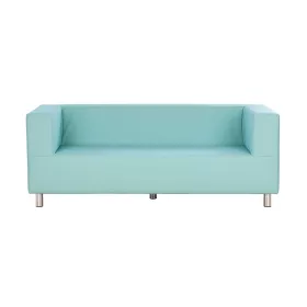 3-Sitzer-Sofa mit Füßen und Kunstlederbezug