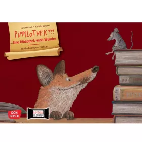 Kamishibai-Bildkarten, Pippilothek??? Eine Bibliothek wirkt Wunder