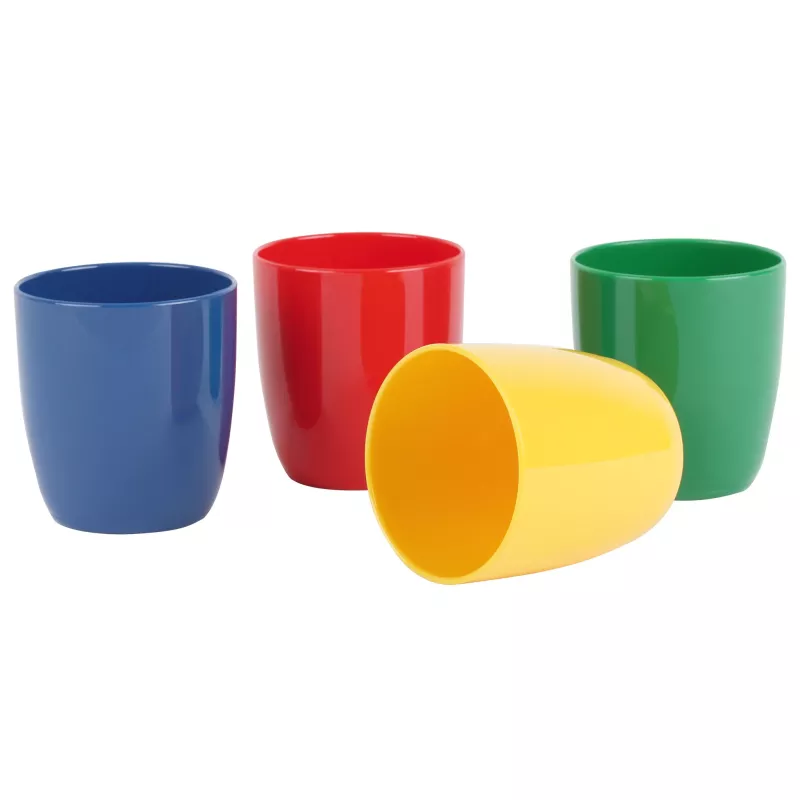 Becher, Tassen, Becherset, bunt, Kunststoff