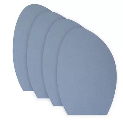 muscle pads, cosmetic pads, makeup applicator, blue pads, sponges