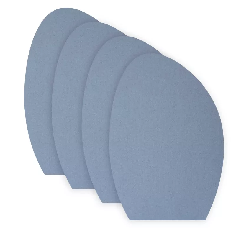 muscle pads, cosmetic pads, makeup applicator, blue pads, sponges