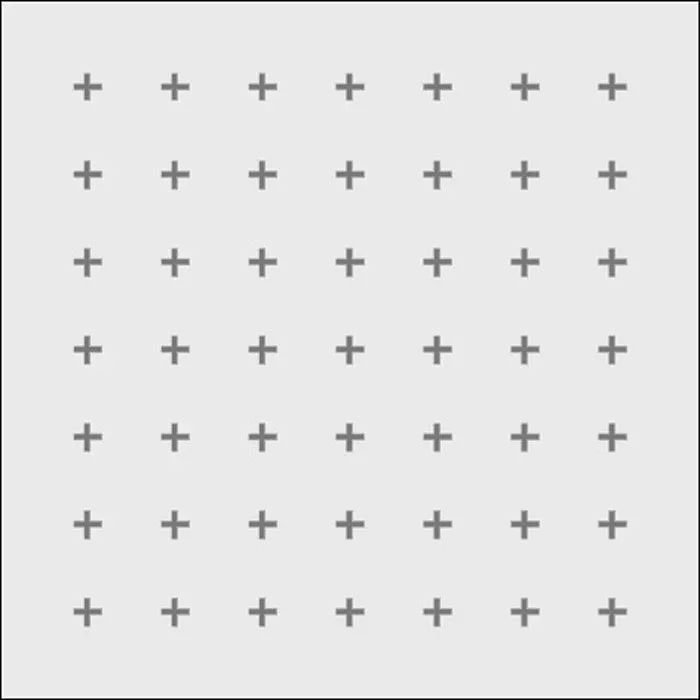 Gitternetzmuster, grauer Hintergrund, Pluszeichen, wiederholendes Muster, flaches Design