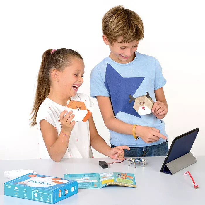 Kinder, Bastelset, Elektronik, Roboter, Puzzle