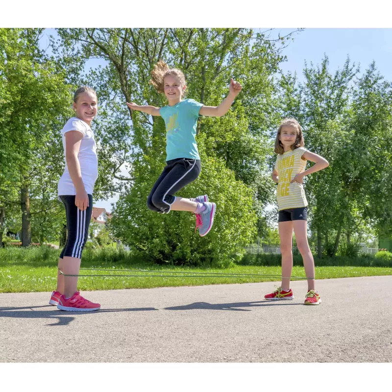 Kinder, Springen, Park, Hose, Sneaker