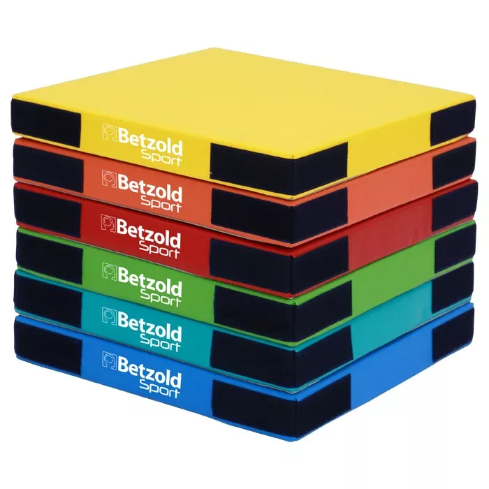 bunte stapel, farbige matten, fitnesmatte, Schaumstoffblock, Gym-Padding