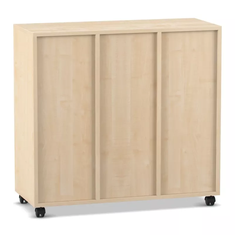 Schrank, Schiebetür, Holzfarbe, Schrank mit Rollen, Aufbewahrung