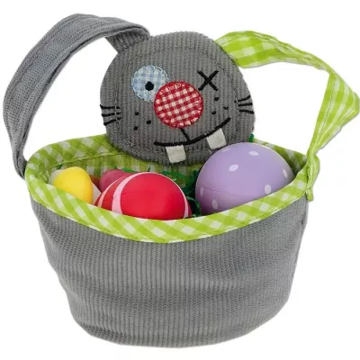 Osterkorb, Stoffkorb, Schaf Spielzeug, Ostereier, Kinderkorb
