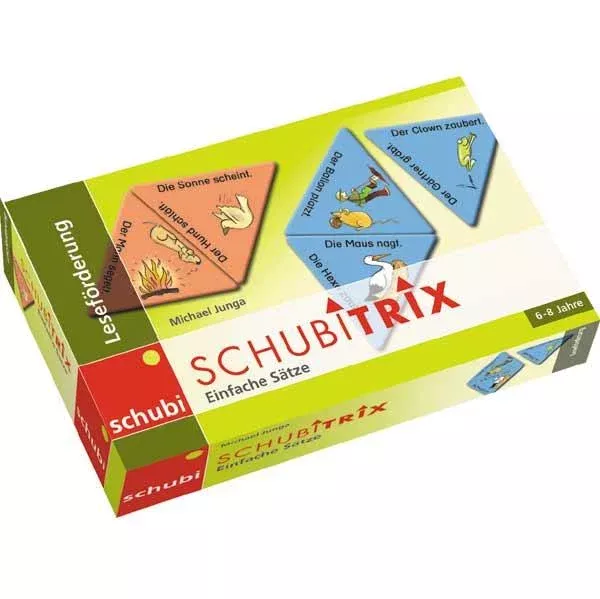 Wörterbuch, Spielkarten, Schubitrix, Lernspiel, Sätze