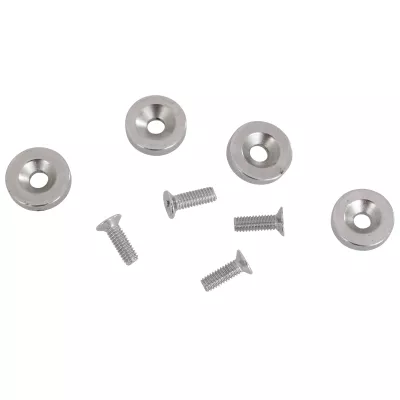 metallene Unterlegscheiben, Schrauben, Unterlegscheiben flach, Silber, Beschläge