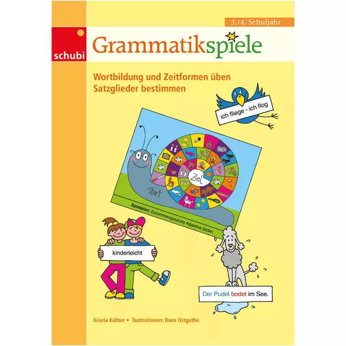 Bildschirmfoto, Spielebuch, Grammatik, Wortbildung, Zeitformen