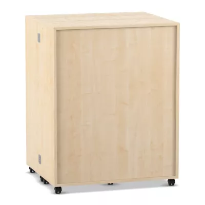 Schrank, Küche, Rollcontainer, Holzoptik, Lagerung