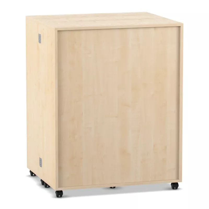 Schrank, Küche, Rollcontainer, Holzoptik, Lagerung