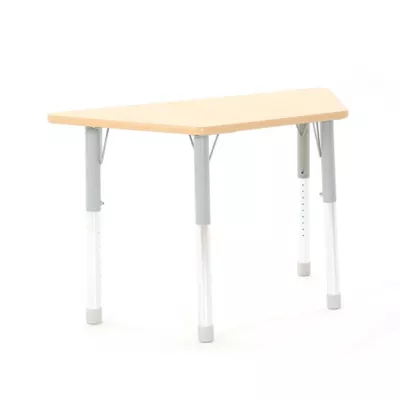 Tisch, Schuletisch, Verstellbar, Holzoberfläche, Metallbeine