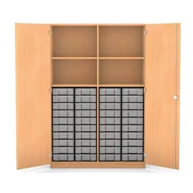 Klassenschrank XL - 40 flache Boxen