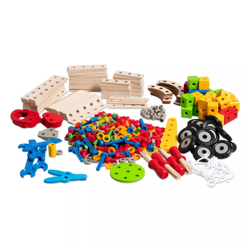 Kreativbausatz, Klemmbausteine, Holzbausteine, Bausteine-Set, Zubehör-Lewis