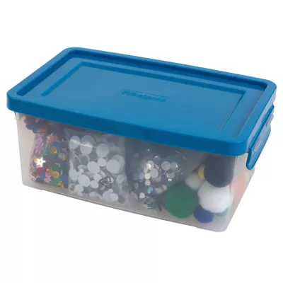 box, Aufbewahrung, Bastelbedarf, Sequins, Pompons