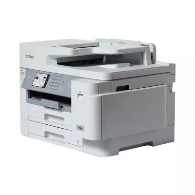 Multifunktionsdrucker, Laserdrucker, Weißer Drucker, Bedienfeld, Brother-Marke