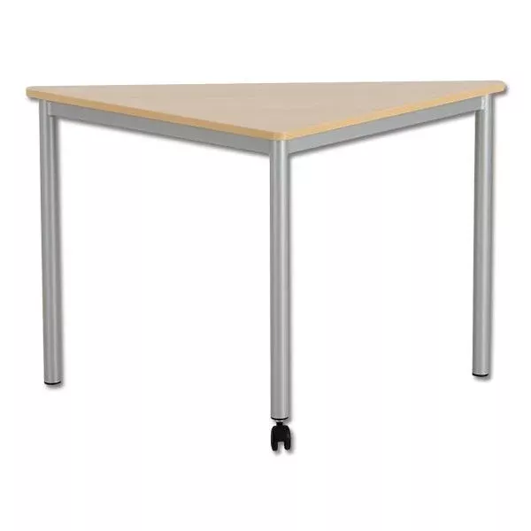 Esstisch, Vierbeiniger Tisch, Metalltisch, Kunststoffbeschichtung, Eckiger Tisch