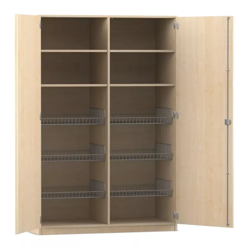 Küchenschrank, Schrank, Sammelschranksystem, Holz, Schubladen-/Korbregale