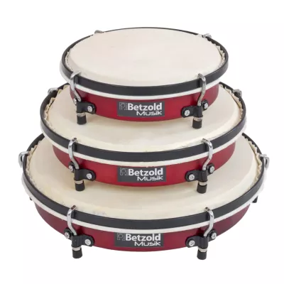 tambourine, percussion, red frame, drum set, Betzold Musik