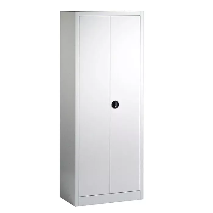 Schrank, Garderobenschrank, Metall, zwei Türen, Schloss