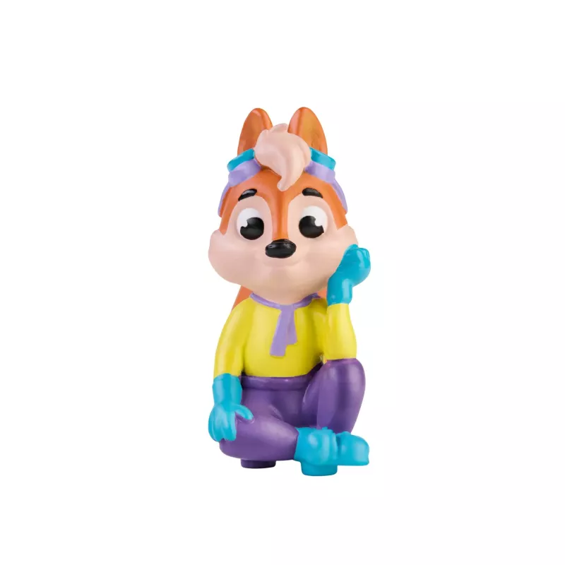 Spielzeugfigur, Fuchs, Tierfigur, Haarband, bunte Kleidung