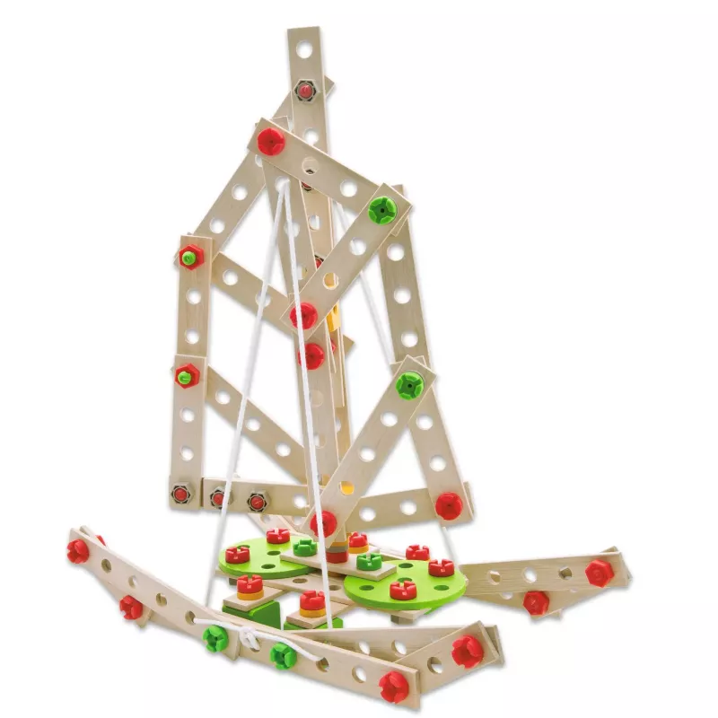 Holzbausatz, Konstruktion, Konstruktion aus Holz, Bauteile, Boote/Schiff