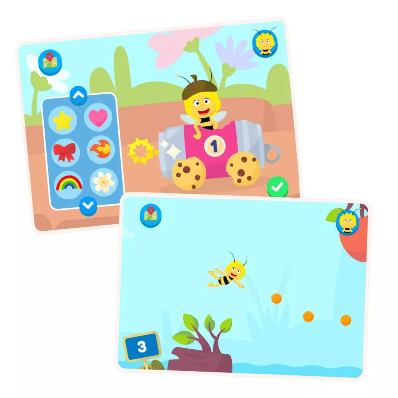 Biene, Animationsfigur, Scooter, Cookies, Tier-Icon