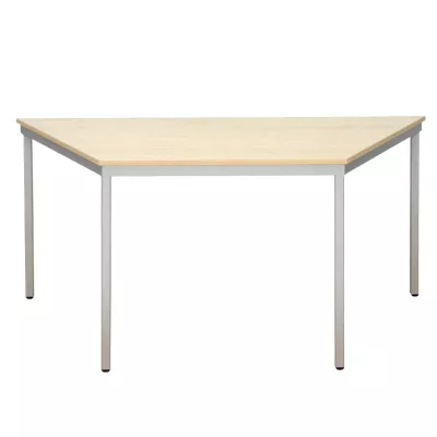 Esstisch, Holztisch, Metallbeine, Nebeneinander rechteckig, Hellholz