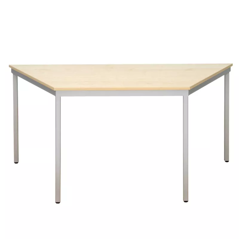 Esstisch, Holztisch, Metallbeine, Nebeneinander rechteckig, Hellholz