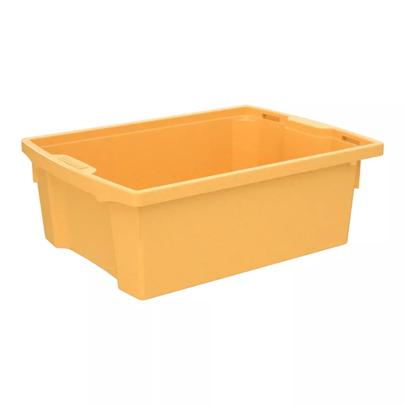 Kiste, Kunststoffbox, Aufbewahrungsbox, orange, Behälter