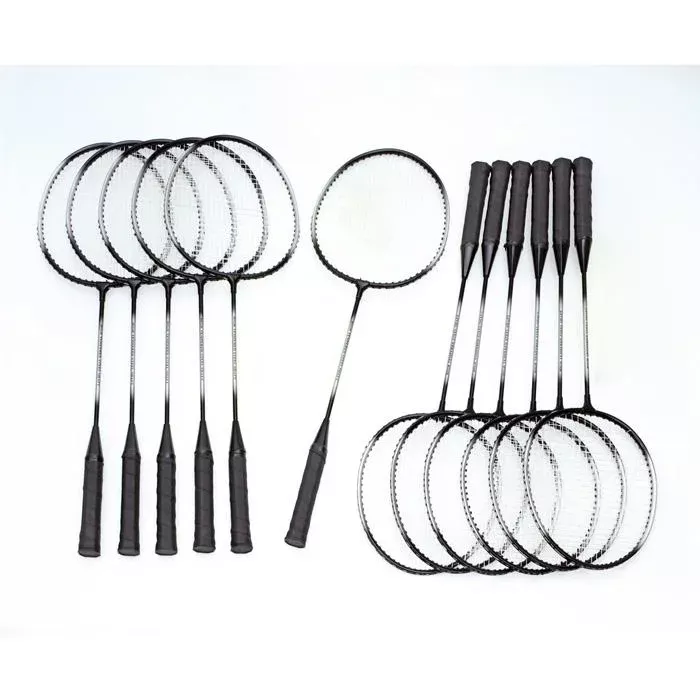 Schläger-Set, Schlaufscheiben, Badminton-Schläger, Nylon-Netz, Federball-Schläger